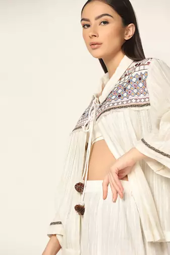 Ivory Co-Ord Set Summer Pret Wear