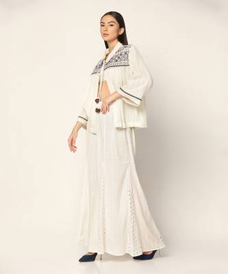 Ivory Co-Ord Set Summer Pret Wear 4