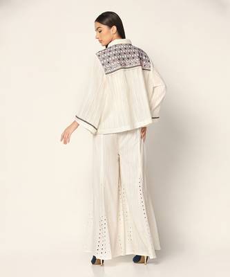 Ivory Co-Ord Set Summer Pret Wear 5