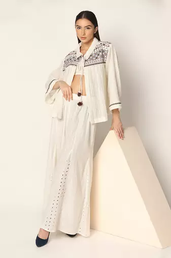 Ivory Co-Ord Set Summer Pret Wear
