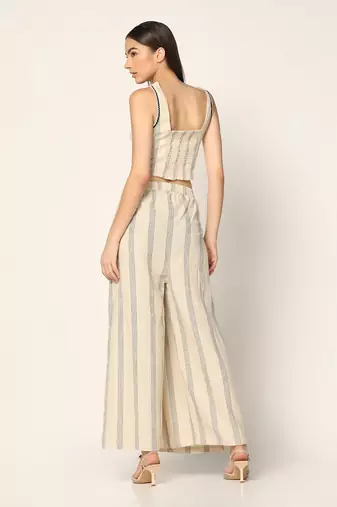 Off White Co-Ord Set Summer Pret Wear