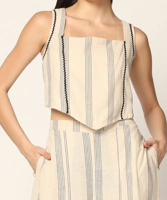 Off White Co-Ord Set Summer Pret Wear 7