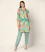 Blue Multi Co-Ord Set Summer Pret Wear