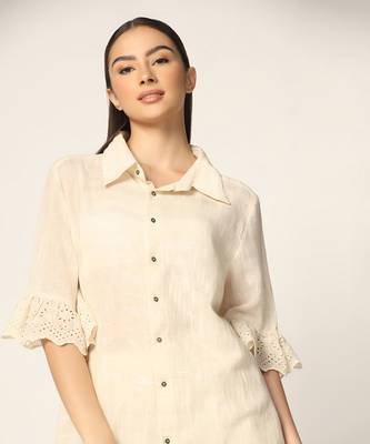 Ivory Co-Ord Set Summer Pret Wear 3