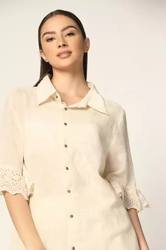 Ivory Co-Ord Set Summer Pret Wear