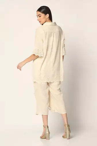 Ivory Co-Ord Set Summer Pret Wear