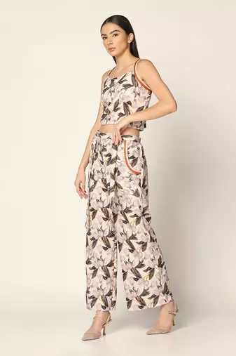Off White Co-Ord Set Summer Pret Wear