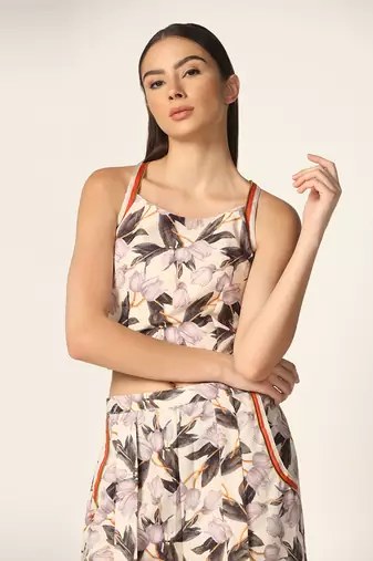 Off White Co-Ord Set Summer Pret Wear