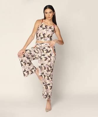 Off White Co-Ord Set Summer Pret Wear 5