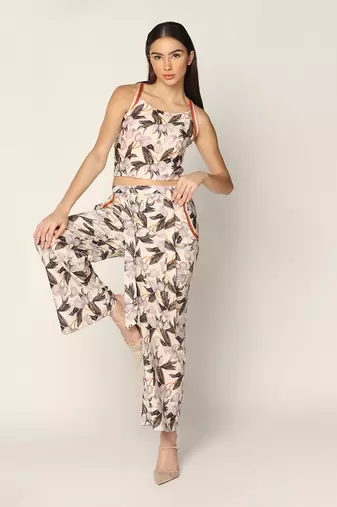 Off White Co-Ord Set Summer Pret Wear