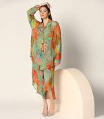 Grey Multi Co-Ord Set Summer Pret Wear