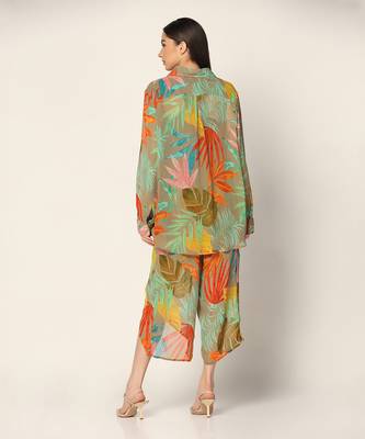 Grey Multi Co-Ord Set Summer Pret Wear 6