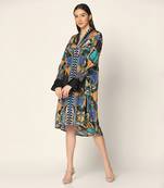 Blue Multi Dress Summer Pret Wear