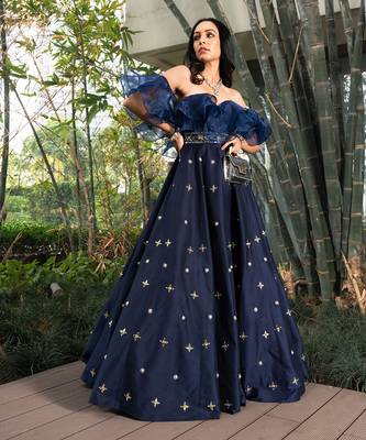 Aarzu Ruffled Gown 1