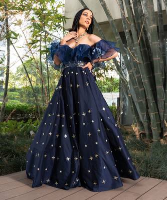 Aarzu Ruffled Gown 2