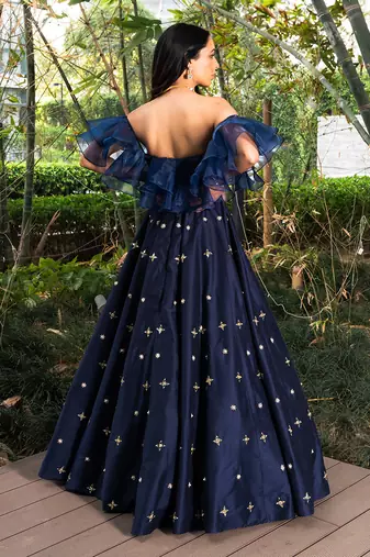 Aarzu Ruffled Gown