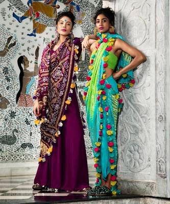 Drape Skirt Saree 2