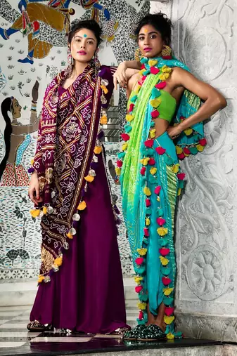 Drape Skirt Saree