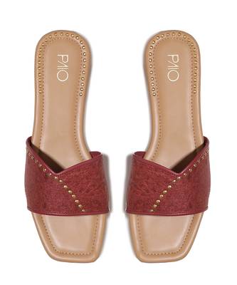 Iroko Maroon Flats 1