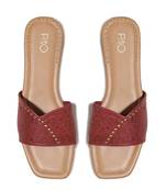 Iroko Maroon Flats