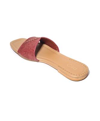 Iroko Maroon Flats 6