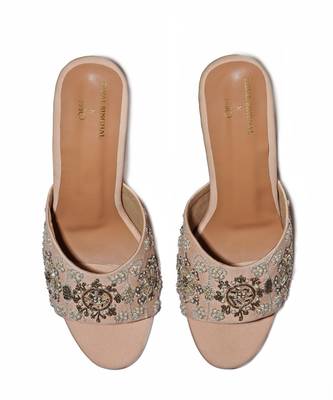 Payal Singhal X Paio Valentia Zardozi Embroidery Pink Stiletto 1