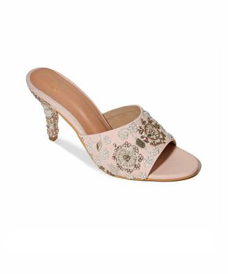 Payal Singhal X Paio Valentia Zardozi Embroidery Pink Stiletto 3