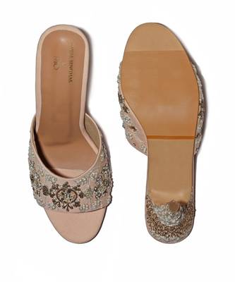 Payal Singhal X Paio Valentia Zardozi Embroidery Pink Stiletto 6