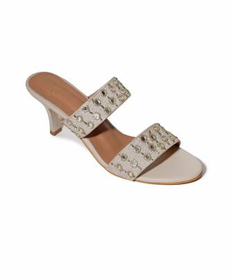 Payal Singhal X Paio Gala Mirror Embroidered Beige Stiletto 3