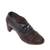 Jasper Blue And Brown Court Heel Boots