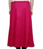 Rani Women's Cotton Plain Stitched Inskirt Saree Petticoats