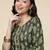 Ethnic Green Colour Cotton Long Kurti With Palazzo Pant For Trendy Looks