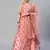 Peach Colour Rich And Heavy Thread & Jari Embroidery with Stone Work Lehenga Set