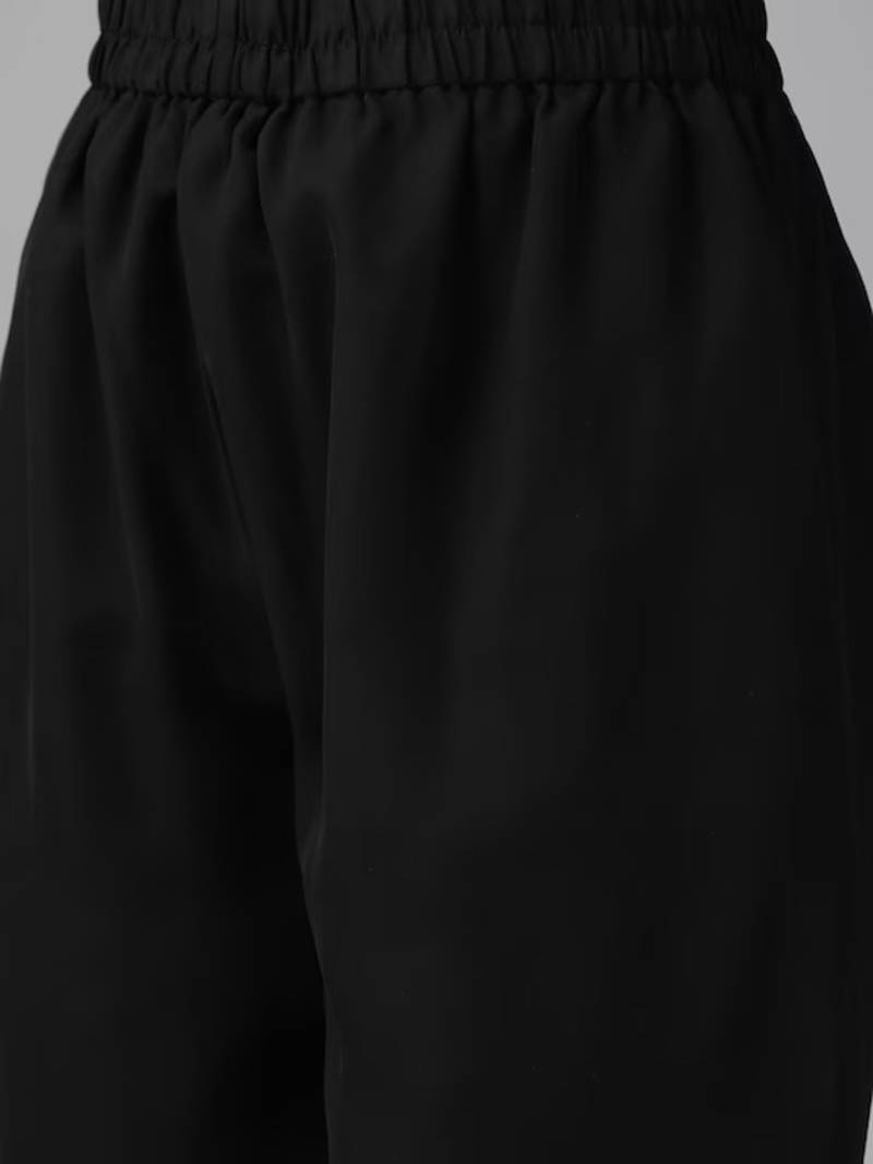 Hand Embroidered Black Georgette Lucknowi Chikankari Women Unstitched Suit Piece