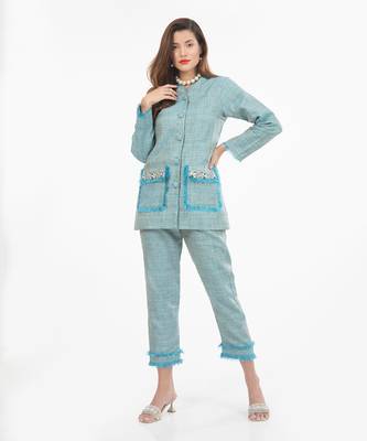 Catherine Embellished Pant Suit 1
