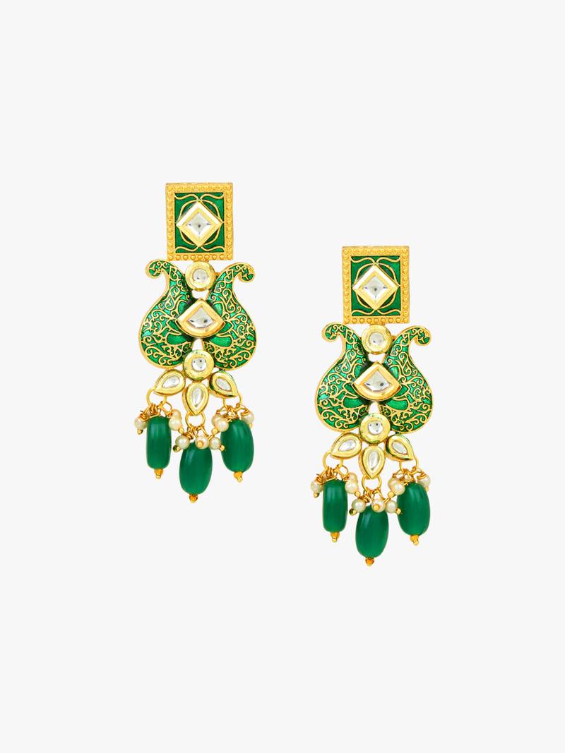 Steorra Jewels Traditional Necklace Set For Women