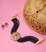 Steorra Jewels Traditional Necklace Set For Women