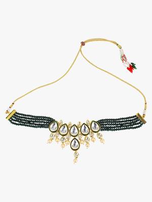 Steorra Jewels Traditional Necklace Set For Women 5