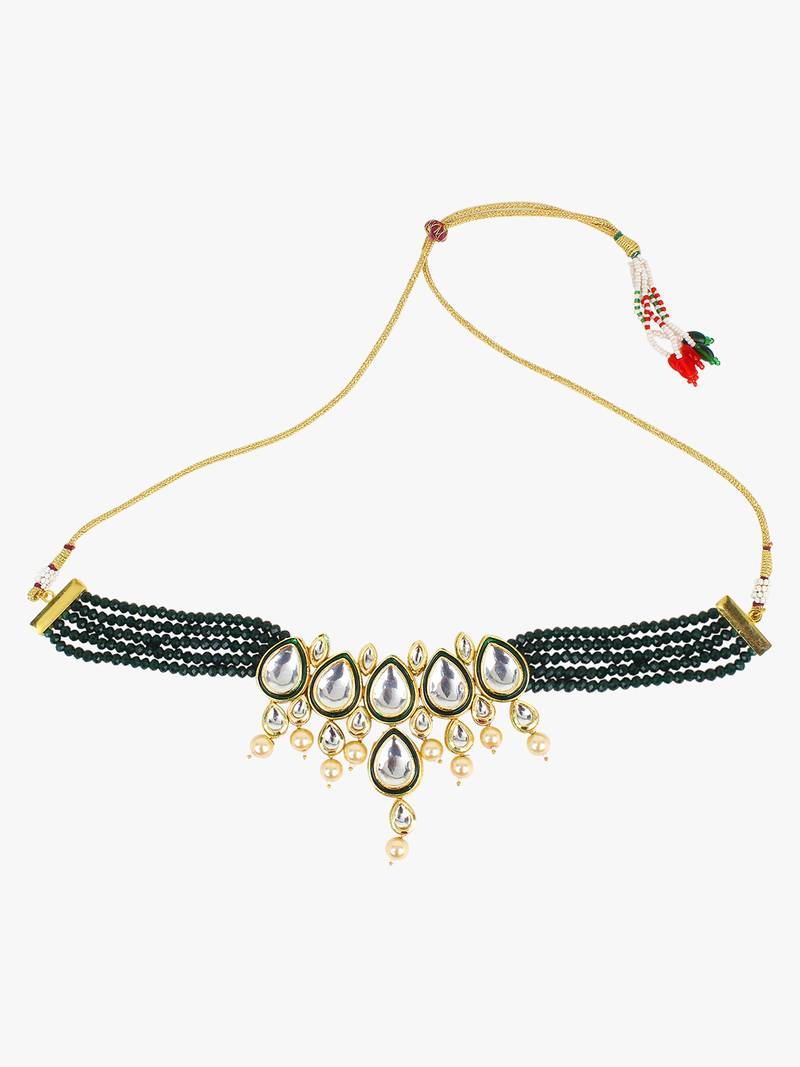 Steorra Jewels Traditional Necklace Set For Women