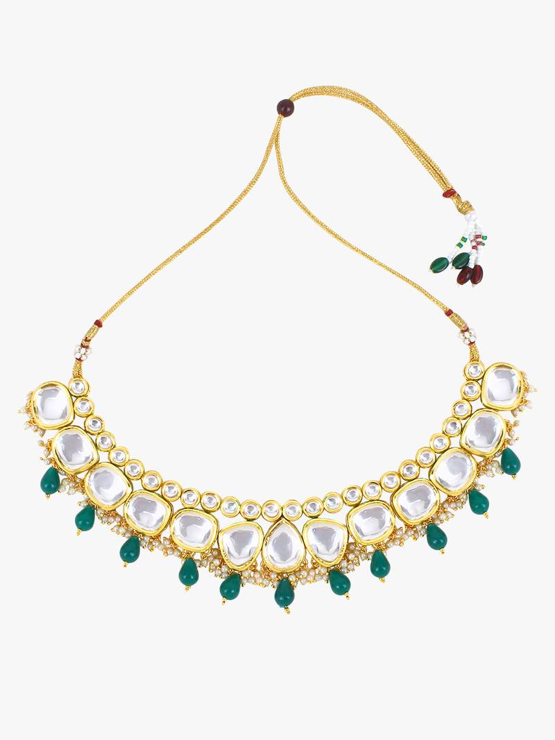 Steorra Jewels Traditional Necklace Set For Women