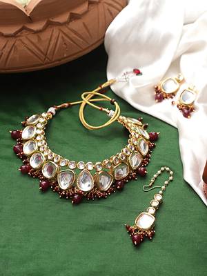 Steorra Jewels Traditional Necklace Set For Women 1