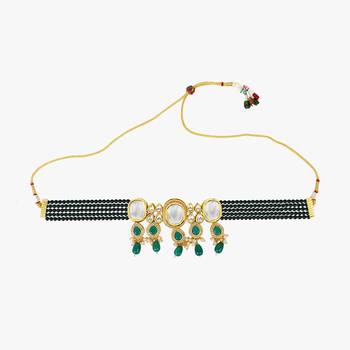 Steorra Jewels Traditional Necklace Set For Women 4