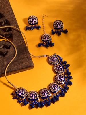 Steorra Jewels Traditional Necklace Set For Women 1