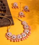 Steorra Jewels Traditional Necklace Set For Women