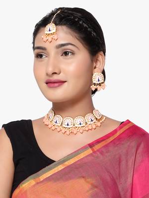 Steorra Jewels Traditional Necklace Set For Women 2