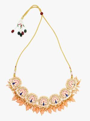 Steorra Jewels Traditional Necklace Set For Women 4