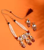 Steorra Jewels Traditional Necklace Set For Women