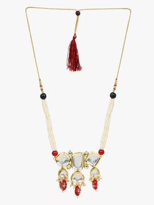 Steorra Jewels Traditional Necklace Set For Women 4