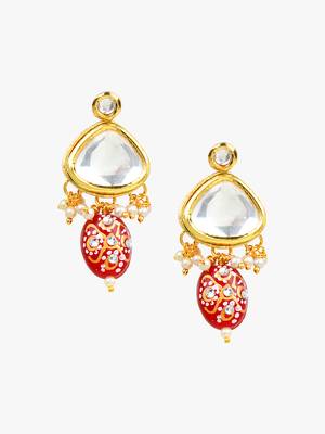 Steorra Jewels Traditional Necklace Set For Women 5