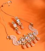 Steorra Jewels Traditional Necklace Set For Women
